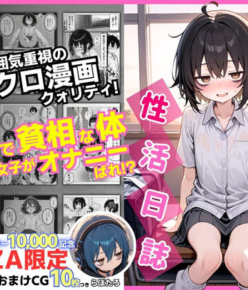 【永依藍LAB（えーあいらぼ）】陰キャ（♂）と陰キャ（♀）の性活日誌【FANZA限定特装版】｜制服 評価4.60