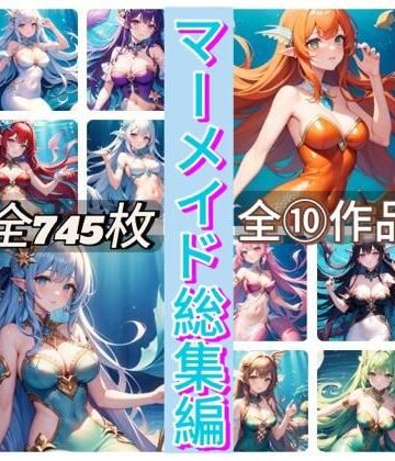 【rweb324】マーメイド総集編｜イラスト・CG集 評価