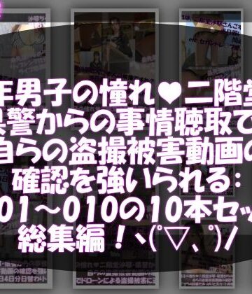 【Libido-Labo】【△500●500】学業成績学年一位の二階堂沙耶・県警からの事情聴取で、自らの盗撮被害動画の確認を強いられる:Vol.R001-010までの10本セット総集編！｜動画・アニメーション 評価