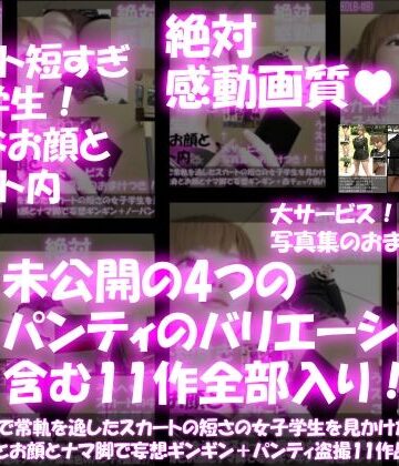 【Libido-Labo】早朝のバス内で常軌を逸したスカートの短さの女子学生を見かけた。（一ノ瀬廻里・綺麗でそそるナマ脚とご尊顔をじっくり撮影＆その後スカート内盗撮・未公開の4作品を含む11作品全部入り総集編！）｜3DCG 評価