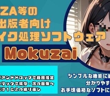 【スタジオ アプリ】モザイク処理効率化ソフト「Mokuzai」｜その他ゲーム 評価