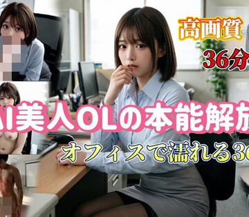【AIT】AI美人OLの本能解放 オフィスで濡れる36分｜音声付き 評価
