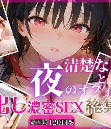 【RinoRino】清楚な新人と夜のオフィスで中出し濃密SEX【総集編】｜OL 評価
