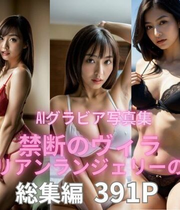【BAI Publishers】AIグラビア写真集 禁断のヴィラ イタリアンランジェリーの誘惑 総集編｜処女 評価