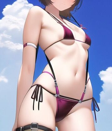 【まんすじラボ】紐ビキニで合法公開露出｜全年齢向け 評価