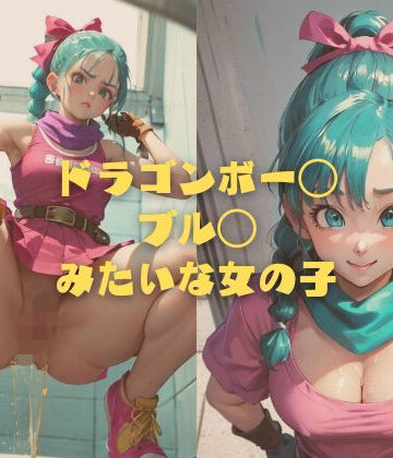 【縦軸と無花果】ドラゴンボー◯ ブル◯ みたいな女の子｜イラスト・CG集 評価