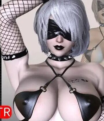 【パラレル】【究極ボディ】ゴシックセックスロイドに精液カラッカラにされて更に寝取られる動画パック、ふたなりレズプレイ付き【動画3本】｜辱め 評価