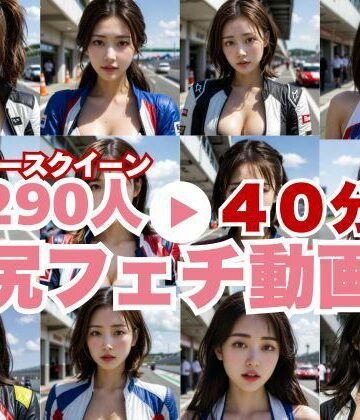 【SF企画】エロい夢が現実に！？レースクイーンのデカ尻！匂いを感じるほどのドアップで。｜動画・アニメーション 評価