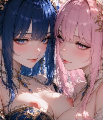 【AI創造美女】【500枚・4K超高画質】寄り添う二人の艶やかな美少女たちと極彩色の花ざかりに溺れる極上のイラスト集【3840×2160px・PNG・横長】圧倒的情報量・最高峰の描き込みでおくる耽美なプレミアム保存版｜巨乳 評価